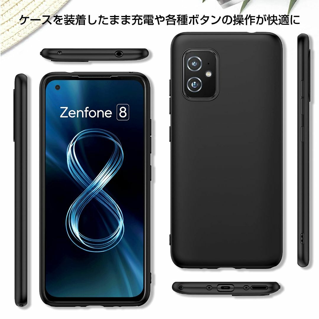 サイズ:Zenfone8黒色】Zenfone 8 ケース ASUS Zenfoの通販 by サイズ:Zenfone8黒色】Zenfone 8 ケース ASUS Zenfoの通販 by