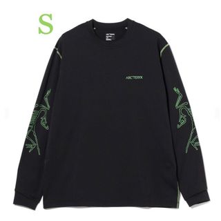 アークテリクス(ARC'TERYX)のアークテリクス システムA システムエー　ロングTシャツ　ロンT S ブラック(Tシャツ/カットソー(七分/長袖))