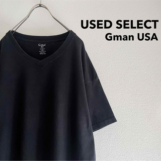 古着 “Gman USA” Plain Cotton Tee / 黒 インナー(Tシャツ/カットソー(半袖/袖なし))