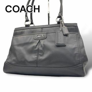 コーチ(COACH)のコーチ　ショルダーバッグ　ハンドバッグ　レザー　ブラック　A418(ショルダーバッグ)