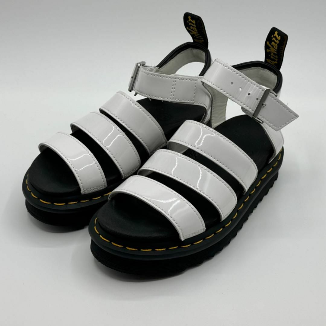 Dr.Martens BLAIRE シャークソール サンダル エナメル Dr.Martens BLAIRE シャークソール サンダル エナメル