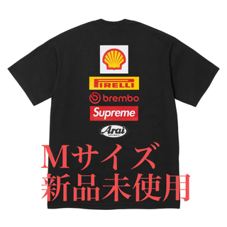シュプリーム(Supreme)のSupreme x Ducati Logos Tee BLACK Mサイズ(Tシャツ/カットソー(半袖/袖なし))