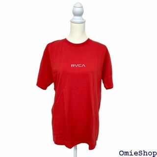 RVCA ルーカ トップス ロゴ Tシャツ AJ043-2 ィース レッド XS(その他)