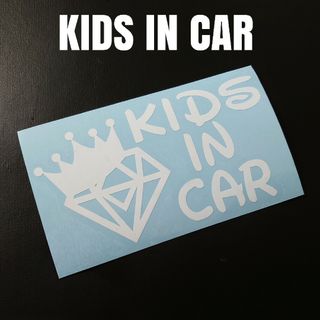 【KIDS IN CAR】カッティングステッカー(車外アクセサリ)