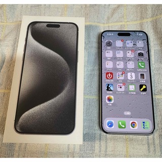 アップル(Apple)のApple iPhone 15 Pro Max White 256GB  (スマートフォン本体)