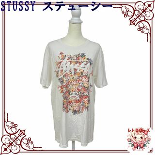 STUSSY - STUSSY ステューシー Tシャツ 半袖 フロントロゴ カジュアル レディース