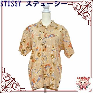 ステューシー(STUSSY)のSTUSSY ステューシー ブラウス 柄シャツ 半袖 花柄 レディース メンズ(シャツ/ブラウス(半袖/袖なし))