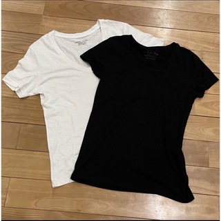 ジーユー(GU)のGU レディース　Tシャツ2枚(Tシャツ(半袖/袖なし))
