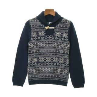 ポロラルフローレン(POLO RALPH LAUREN)のPolo Ralph Lauren ニット 150 紺x白(ノルディック) 【古着】【中古】(ニット)