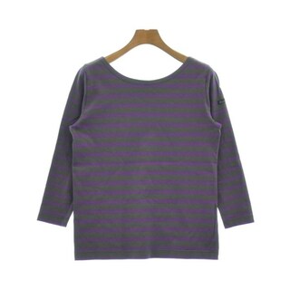 Le minor Tシャツ・カットソー 1(S位) グレーx紫(ボーダー) 【古着】【中古】