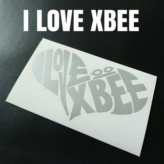 【I LOVE XBEE】カッティングステッカー(車外アクセサリ)