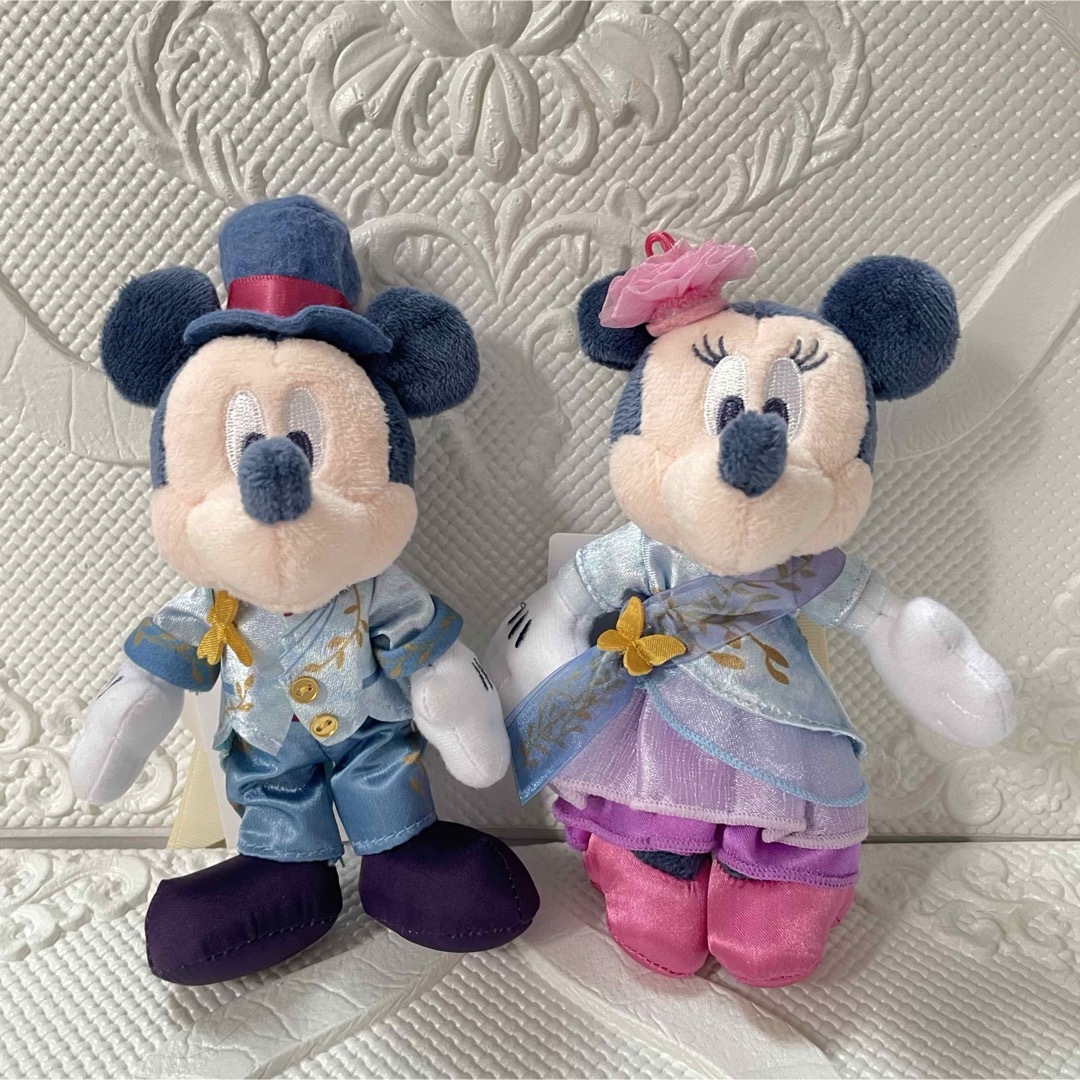 ファンタジースプリングス ぬいぐるみバッジ ミッキー ミニー ファンタジースプリングス ぬいぐるみバッジ ミッキー ミニー