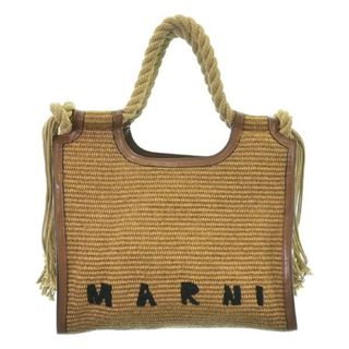 マルニ(Marni)のMARNI マルニ ハンドバッグ - 茶 【古着】【中古】(ハンドバッグ)