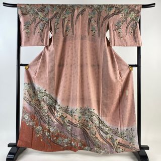 訪問着 身丈162cm 裄丈67cm 正絹 美品 名品 【中古】(着物)