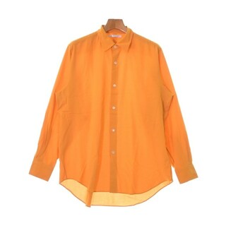 MAATEE&SONS カジュアルシャツ 3(L位) オレンジ 【古着】【中古】(シャツ)