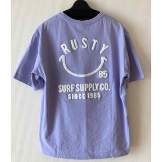RUSTY - ラスティ　スマイル バックモチーフ　半袖Tシャツ