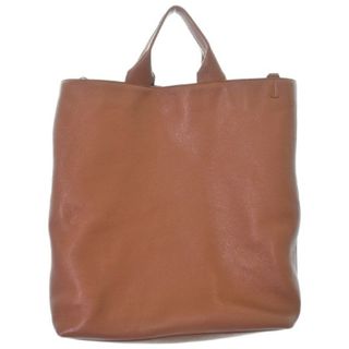 ジルサンダー(Jil Sander)のJIL SANDER ジルサンダー トートバッグ - 茶 【古着】【中古】(トートバッグ)