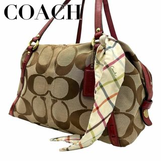 コーチ(COACH)のCOACH コーチ　s10 ハンドバッグ　13006 シグネチャー　キャンバス(ハンドバッグ)