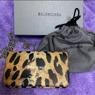 Balenciaga - balenciaga レオパード　ショルダーバッグ　