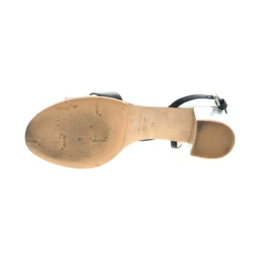 PELLICO - PELLICO ペリーコ サンダル 38(25cm位) シルバーx黒 PELLICO - PELLICO ペリーコ サンダル 38(25cm位) シルバーx黒