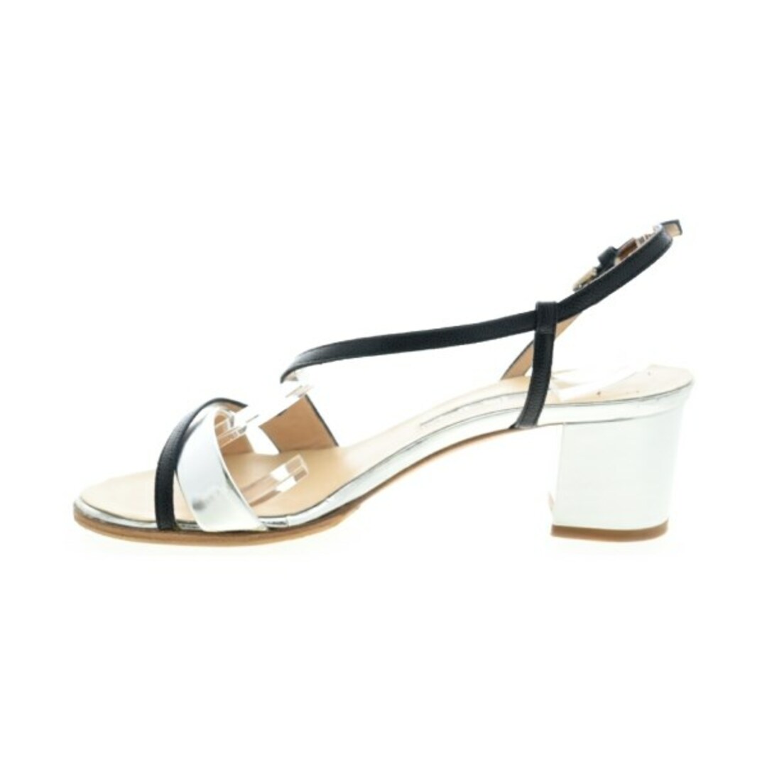 PELLICO - PELLICO ペリーコ サンダル 38(25cm位) シルバーx黒 PELLICO - PELLICO ペリーコ サンダル 38(25cm位) シルバーx黒