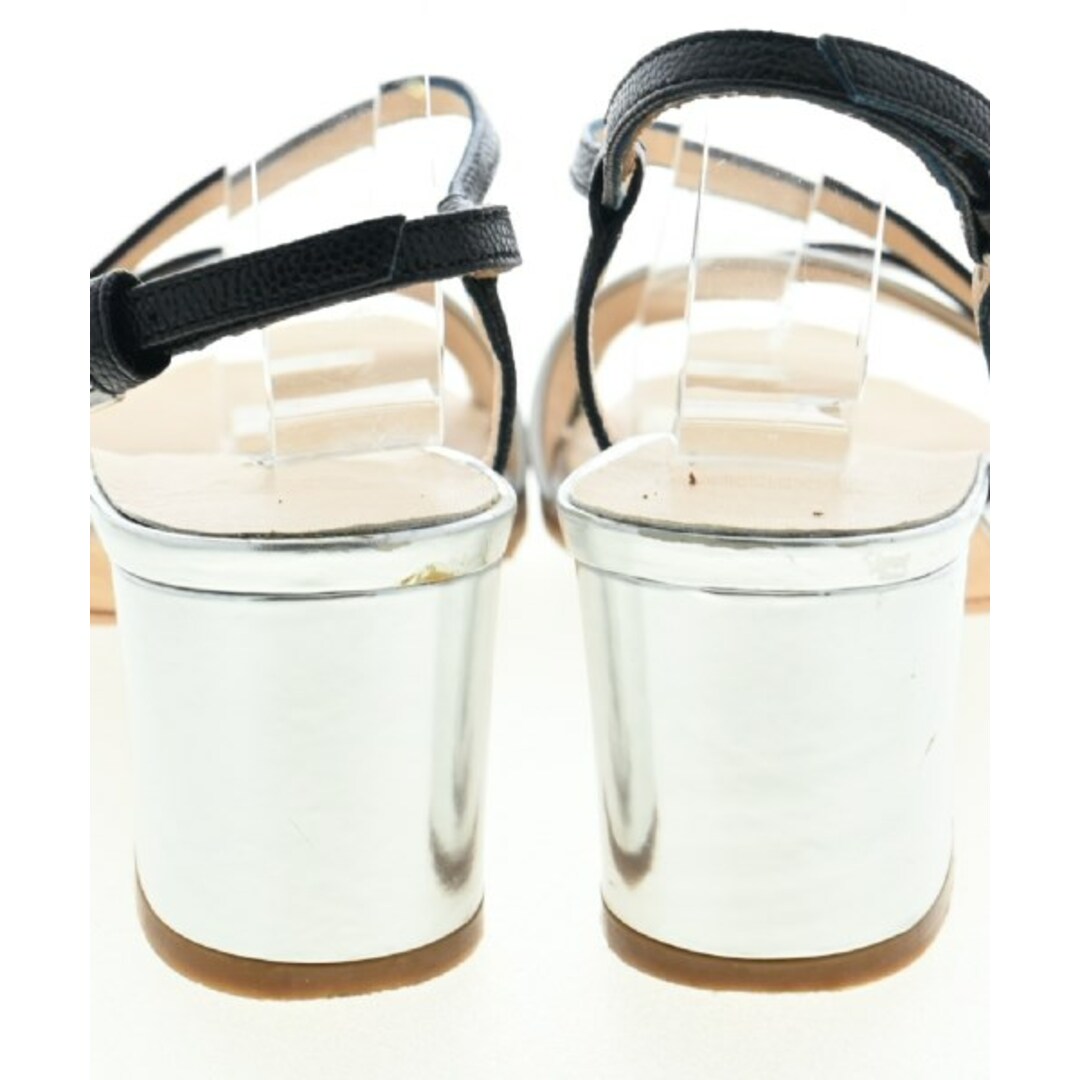 PELLICO - PELLICO ペリーコ サンダル 38(25cm位) シルバーx黒 PELLICO - PELLICO ペリーコ サンダル 38(25cm位) シルバーx黒