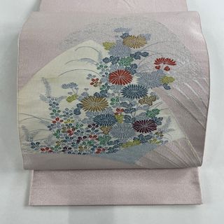 袋帯 名品 お太鼓柄 正絹 【中古】(帯)