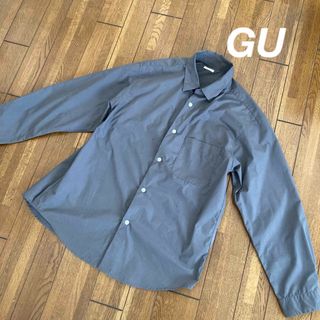 GU - 【GU】メンズ　シャツ　グレー