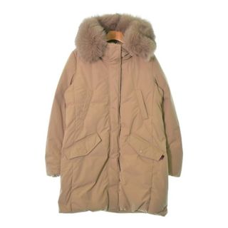 ウールリッチ(WOOLRICH)のWOOLRICH ウールリッチ ダウンコート S ベージュ 【古着】【中古】(ダウンコート)