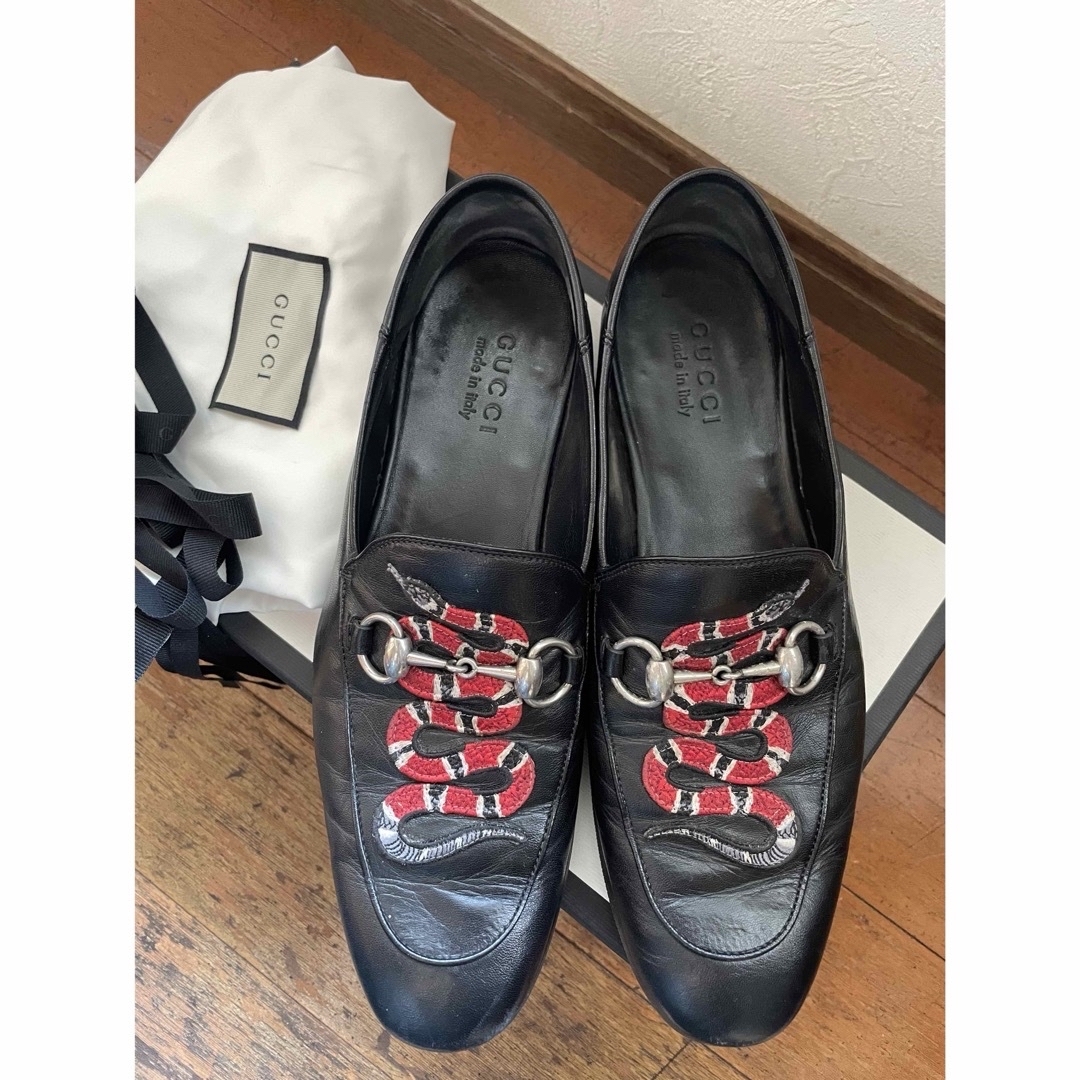 GUCCI グッチ キングスネーク ビットローファー 27cm GUCCI グッチ キングスネーク ビットローファー 27cm