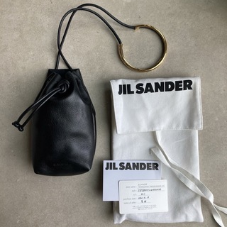 ジルサンダー(Jil Sander)のJIL SANDER ジルサンダー　ブレスレットバッグ　ミニバッグ　BLACK(ハンドバッグ)