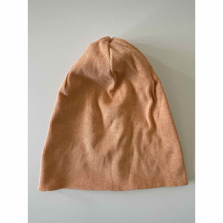 ビーニーワッチ　帽子　オーガニックコットン　ユニセックス　58cm　オレンジ(ニット帽/ビーニー)