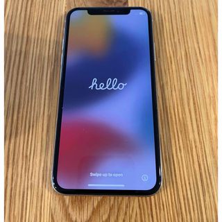 アップル(Apple)の【美品】iPhoneＸ256GB シルバー(スマートフォン本体)