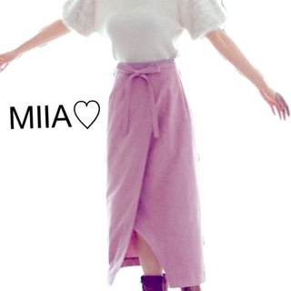 MIIA - ＊MIIA ミーア＊ ラップ風ロングスカート
