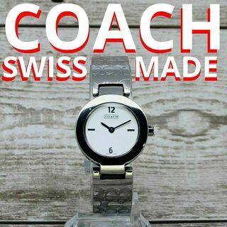 コーチ(COACH)のCOACH　時計　SWISS MADE　ダイヤモンド　コーチ　RONDA　動作品(腕時計)