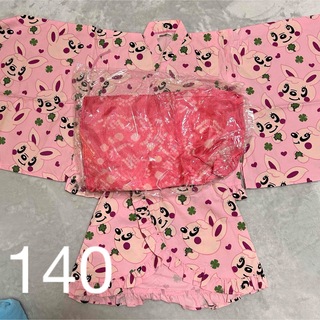 ヒステリックミニ(HYSTERIC MINI)のヒステリックミニ　甚平　女の子　スカート　140センチ(甚平/浴衣)