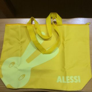 ボス(BOSS)のALESSI エコバッグ 黄色 ウサギ 新品(トートバッグ)