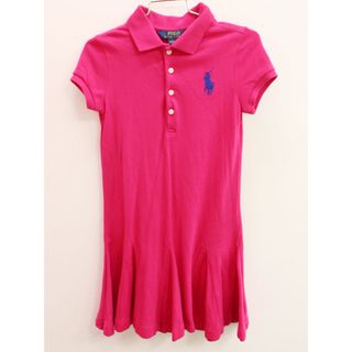 ラルフローレン(Ralph Lauren)の【夏物 新入荷!】♪ラルフローレン/Ralph Lauren♪115cm 半袖ワンピース ピンク【中古】子供服 キッズ kids 女の子 夏 onepi  035042(ワンピース)