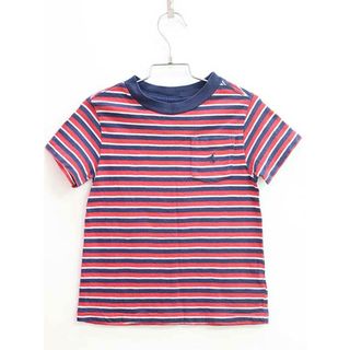 ラルフローレン(Ralph Lauren)の【夏物 新入荷!】『ラルフローレン/Ralph Lauren』100cm 半袖Tシャツ/半袖カットソー 赤×紺×白 【中古】子供服 キッズ kids 男の子 夏 tops 206042(Tシャツ/カットソー)