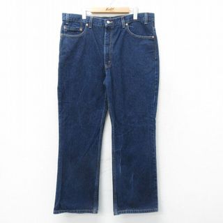 リーバイス(Levi's)のW40★古着 ジーンズ Levis リーバイス 517 00年代 00s ブーツカット 大きいサイズ コットン 濃紺 ネイビー デニム 24jun01 中古 メンズ ボトムス ジーパン Gパン ロング パンツ(ワークパンツ/カーゴパンツ)