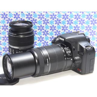 キヤノン(Canon)の極美品★Canon kiss X3 ダブルズームキット★高画質★動画機能★(デジタル一眼)