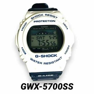 美品 CASIO カシオ G-SHOCK ソーラー GWX-5700SS 電波(腕時計(デジタル))