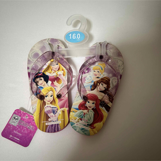 ディズニー(Disney)の⭐︎新品　プリンセス　ビーチサンダル　ビーサン　プール　海　16cm(サンダル)