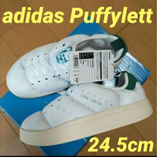 アディダス(adidas)の未使用☆24.5㎝☆Puffylett☆adidas☆パフィレッタ☆アディダス(スリッポン/モカシン)