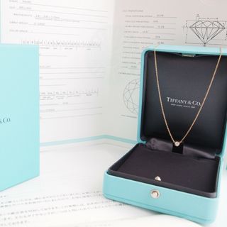 Tiffany & Co. - ティファニー バイザヤード ダイヤモンド0.21 ネックレスペンダント シリアル