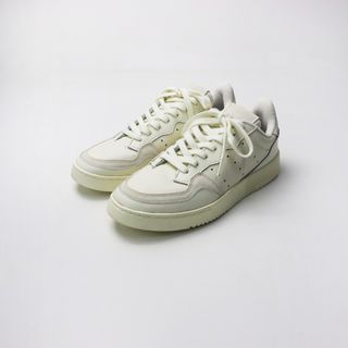 美品 アディダスオリジナルス adidas originals FX1031 Supercourt スーパーコート 25cm/オフホワイト IENA別注【2400013888981】(スニーカー)