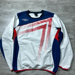 アンブロ(UMBRO)のY2K UMBRO アンブロ ナイロン プルオーバージャケット O ブルゾン(ナイロンジャケット)