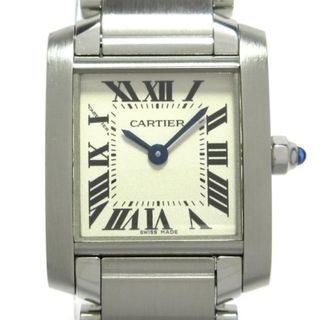 カルティエ(Cartier)のCartier(カルティエ) 腕時計美品  タンクフランセーズSM W51008Q3 レディース アイボリー(腕時計)