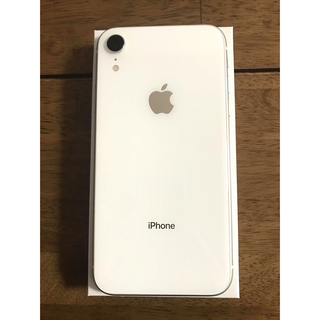 Apple - iPhone XR 64GB ホワイト SIMフリー 後期型番【美品】