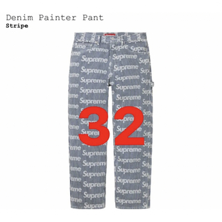 シュプリーム(Supreme)のSupreme Denim Painter Pant Stripe 32(デニム/ジーンズ)